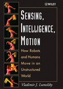 Sensing, Intelligence, Motion: How Robots and Humans Move in an Unstructured World 