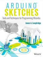Cover image for Arduino Sketches: Tools and Techniques for Programming Wizardry