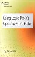 Using Logic® Pro X’s Updated Score Editor 