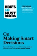 Cover image for HBR's 10 Must Reads on Making Smart Decisions (with featured article “Before You Make That Big Decision…” by Daniel Kahneman, Dan Lovallo, and Olivier Sibony)