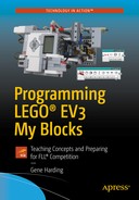 Cover image for Programming LEGO® EV3 My Blocks: Teaching Concepts and Preparing for FLL® Competition