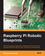 Cover image for Raspberry Pi Robotic Blueprints