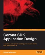 Corona SDK Application Design 