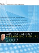 Michael Allen's 2009 e-Learning Annual by Michael W. Allen