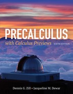 Precalculus with Calculus Previews, 6th Edition 