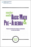 Master Math: Basic Math and Pre-Algebra 
