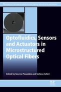 Optofluidics, Sensors and Actuators in Microstructured Optical Fibers 