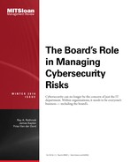The Board's Role in Managing Cybersecurity Risks 