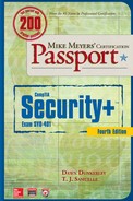 Cover image for Mike Meyers's CompTIA Security+ Certification Passport, Fourth Edition  (Exam SY0-401)
