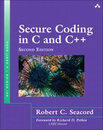 Secure Coding in C and C++, Second Edition 