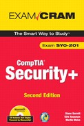Cover image for CompTIA Security+ Exam Cram, Second Edition