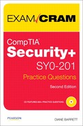 CompTIA Security+ SY0-201 Practice Questions Exam Cram, Second Edition 
