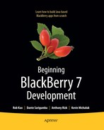 Beginning Blackberry 7 Development 