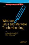 Cover image for Windows Virus and Malware Troubleshooting