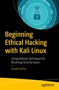 Beginning Ethical Hacking with Kali Linux: Computational Techniques for Resolving Security Issues by Sanjib Sinha