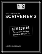 Take Control of Scrivener 3 