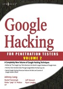 Cover image for Google Hacking for Penetration Testers
