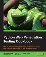 Python Web Penetration Testing Cookbook 