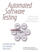 Automated Software Testing: Introduction, Management, and Performance 