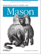 Embedding Perl in HTML with Mason 