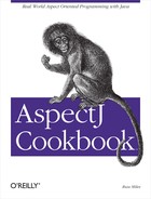 Cover image for AspectJ Cookbook