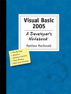 Visual Basic 2005: A Developer's Notebook by Matthew MacDonald