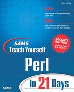 Sams Teach Yourself Perl in 21 Days, Second Edition 