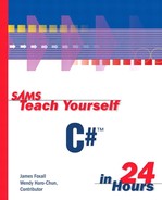 Sams Teach Yourself C#™ in 24 Hours 
