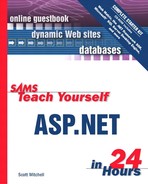 SAMS Teach Yourself ASP.NET in 24 Hours 