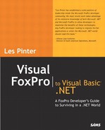 1. Differences Between Visual FoxPro and Visual Basic .NET