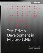 Test-Driven Development in Microsoft® .NET 