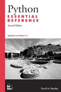 Python Essential Reference, Second Edition 
