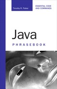 Java™ Phrasebook 