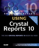 Cover image for Special Edition Using® Crystal Reports® 10
