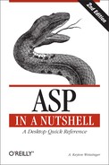 ASP in a Nutshell, 2nd Edition 