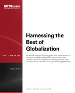 Harnessing the Best of Globalization 