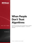 Cover image for When People Don't Trust Algorithms