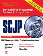 SCJP Sun® Certified Programmer for Java™ 6 Study Guide (Exam 310-065)
