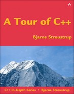 A Tour of C++ 