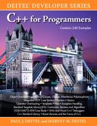 C++ for Programmers: Deitel 