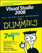 Visual Studio® 2008 ALL-IN-ONE DESK REFERENCE FOR DUMMIES® 