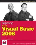 Beginning Microsoft® Visual Basic® 2008 