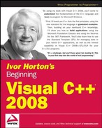 Ivor Horton's Beginning Visual C++®2008 
