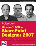 Professional Microsoft® SharePoint® Designer 2007 