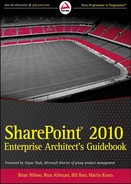 Cover image for SharePoint 2010 Enterprise Architect's Guidebook