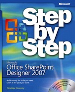 Cover image for Microsoft® Office SharePoint® Designer 2007 Step by Step