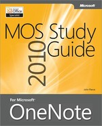 MOS 2010 Study Guide for Microsoft® OneNote 