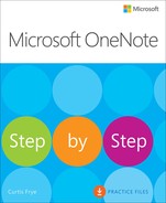 10. Manage OneNote options and the interface