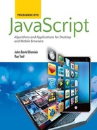 Programming with JavaScript: Algorithms and Applications for Desktop and Mobile Browsers 