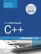 Sams Teach Yourself C++ in One Hour a Day, Sixth Edition 